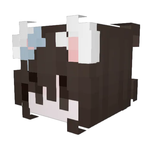 AltheaC30 Minecraft avatar head, 3D render