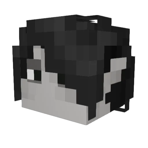 Althezuras Minecraft avatar head, 3D render
