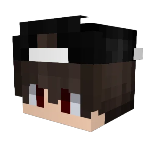 Althz Minecraft avatar head, 3D render