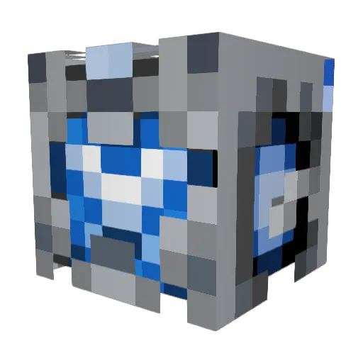 Alting_ Minecraft avatar head, 3D render