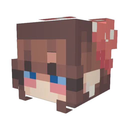 Alto463 Minecraft avatar head, 3D render