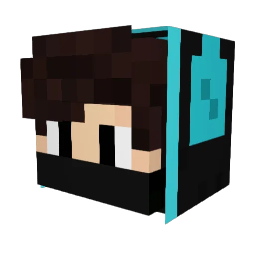 AltoEifer Minecraft avatar head, 3D render