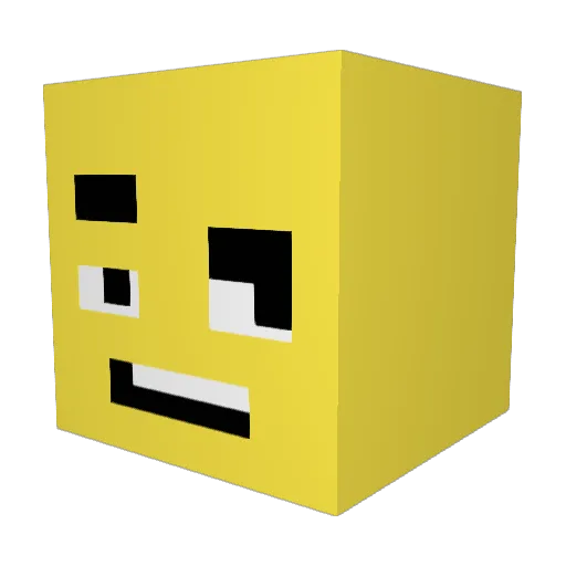 AltoLocro Minecraft avatar head, 3D render