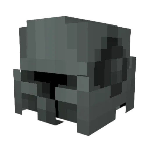 AltoMuffin Minecraft avatar head, 3D render