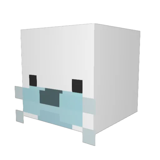 Alto_x4 Minecraft avatar head, 3D render
