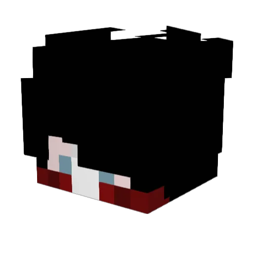 AltonF4 Minecraft avatar head, 3D render