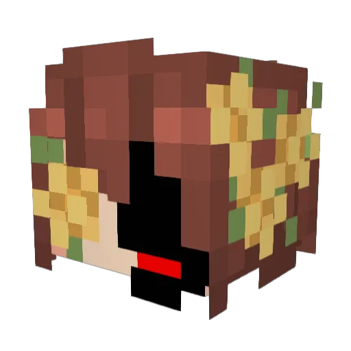 Altria92 Minecraft avatar head, 3D render