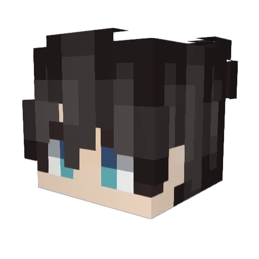 Altria__Caster Minecraft avatar head, 3D render