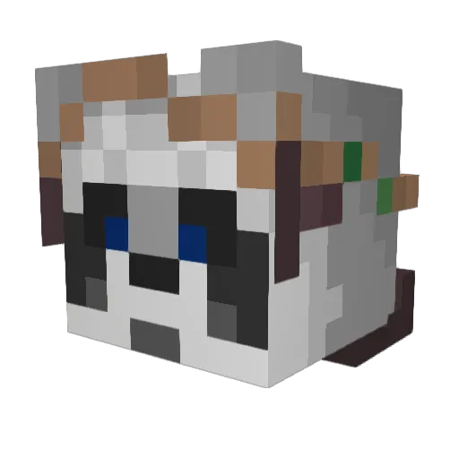 Altrix96 Minecraft avatar head, 3D render