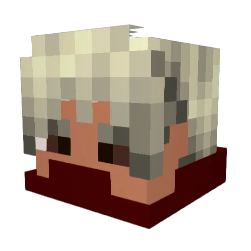 Altrom Minecraft avatar head, 3D render