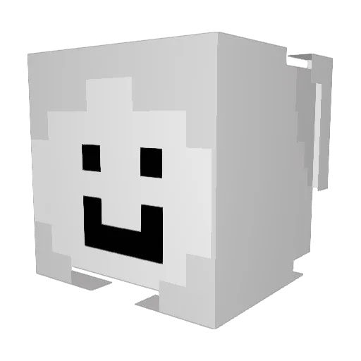 Alttly Minecraft avatar head, 3D render