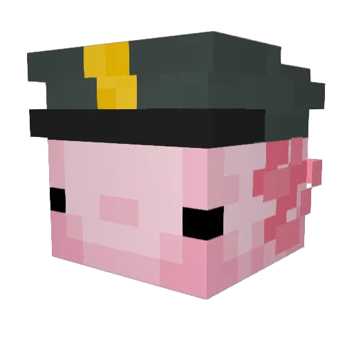 AltuYumusakG2 Minecraft avatar head, 3D render
