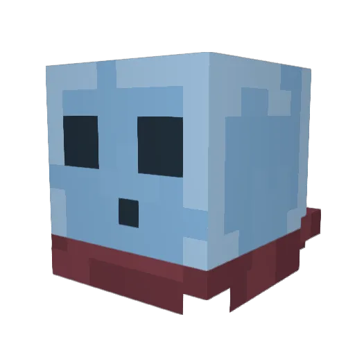 AltumBlu Minecraft avatar head, 3D render