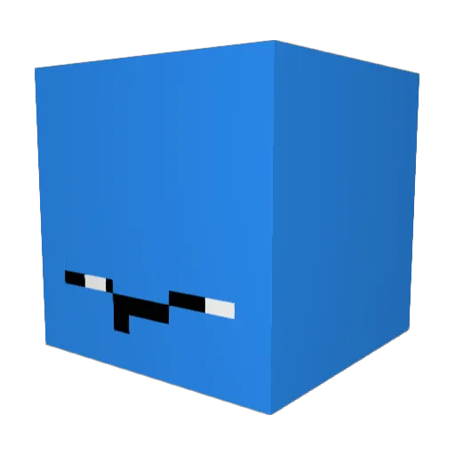 Altumfish Minecraft avatar head, 3D render