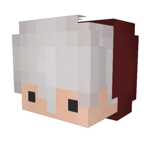 AltundF4 Minecraft avatar head, 3D render