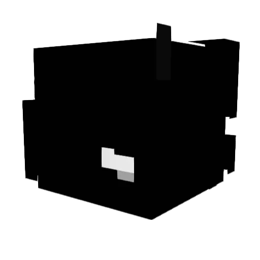 Altushka_Skyfa Minecraft avatar head, 3D render