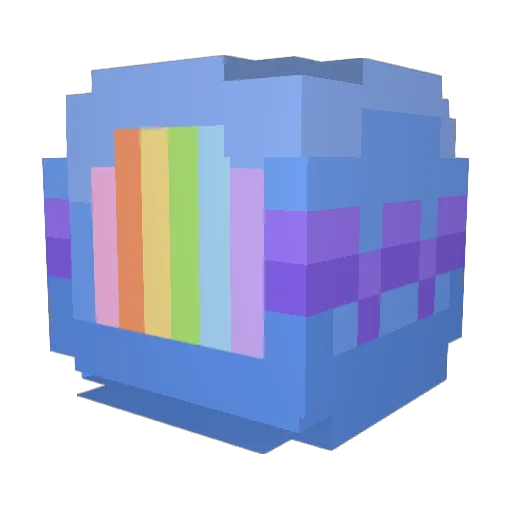 AltyCraft Minecraft avatar head, 3D render