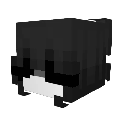 Altzeito Minecraft avatar head, 3D render