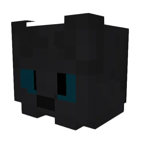 AluHakdbar Minecraft avatar head, 3D render