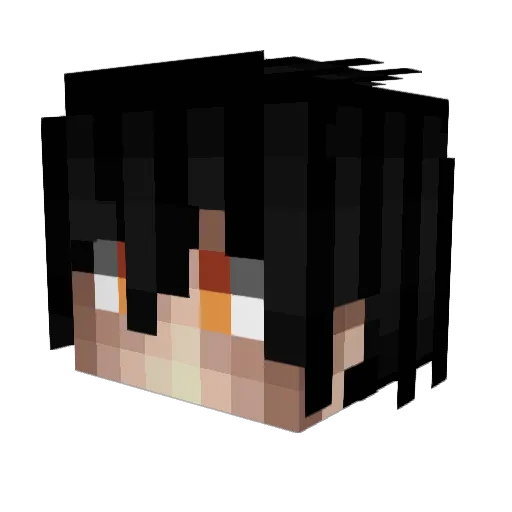 Alucard5566 Minecraft avatar head, 3D render