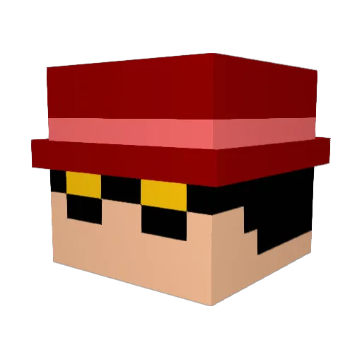 Alucard_CA Minecraft avatar head, 3D render