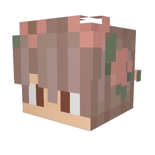 Alucard_lll Minecraft avatar head, 3D render