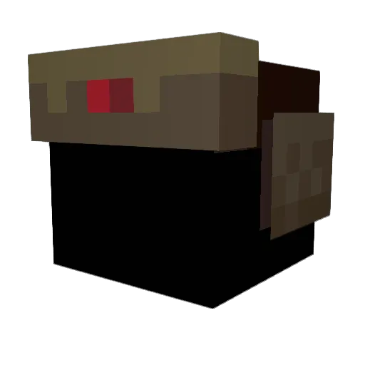 Alucardio122 Minecraft avatar head, 3D render