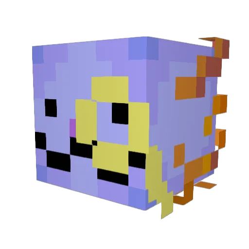 Alucat12 Minecraft avatar head, 3D render