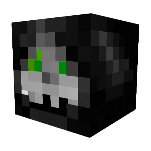 Alumani Minecraft avatar head, 3D render
