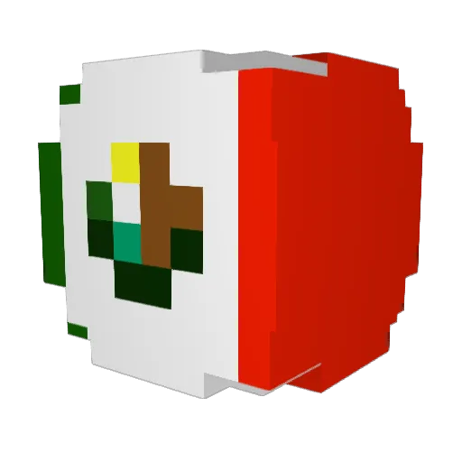 Aluminum4737 Minecraft avatar head, 3D render