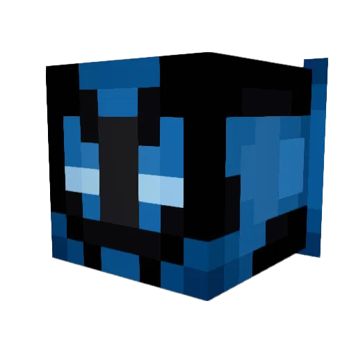 Alumirus Minecraft avatar head, 3D render
