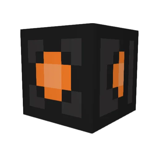 Alurgix Minecraft avatar head, 3D render