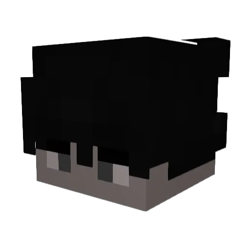 Aluviat Minecraft avatar head, 3D render