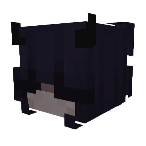 Aluvlie Minecraft avatar head, 3D render