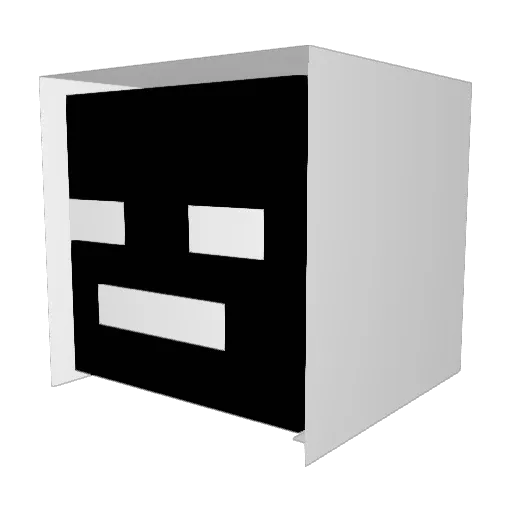 AlvGunners Minecraft avatar head, 3D render
