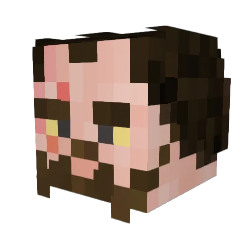 Alva_Ragnarsson Minecraft avatar head, 3D render