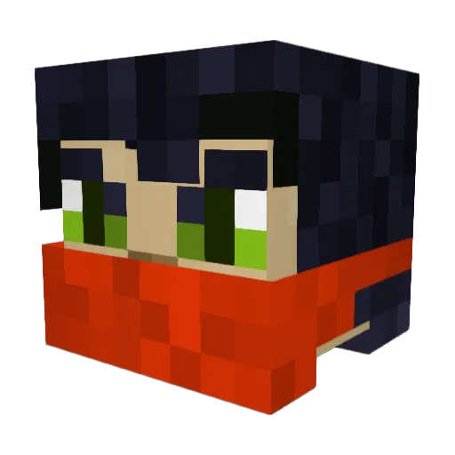 Alvar_Voidwalker Minecraft avatar head, 3D render