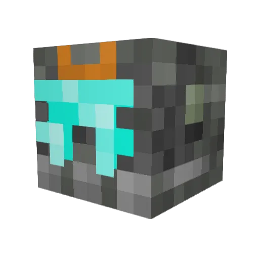 Alvarez76 Minecraft avatar head, 3D render