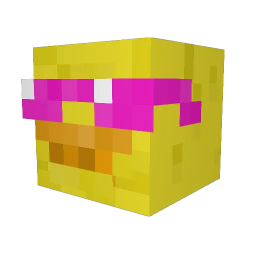 Alvaritooo_rc Minecraft avatar head, 3D render