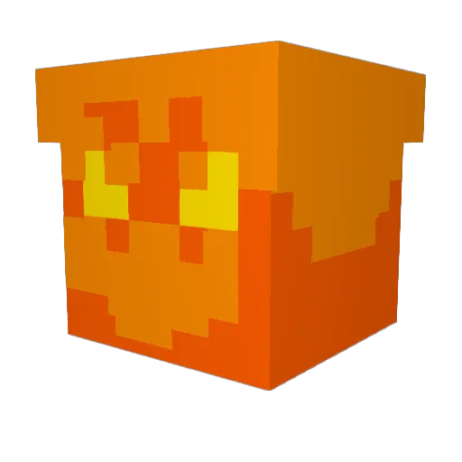 Alvaritopeca Minecraft avatar head, 3D render