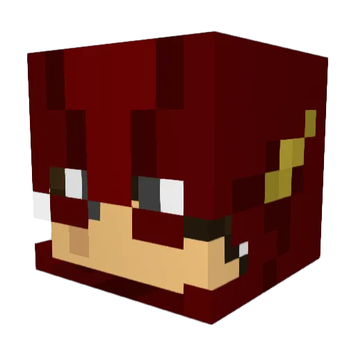 AlvaroBD Minecraft avatar head, 3D render