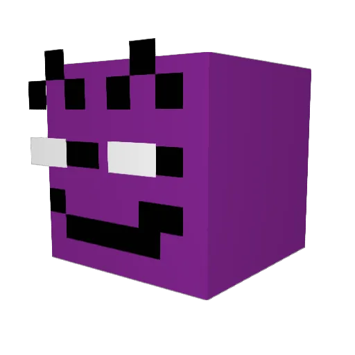 AlvaroGD Minecraft avatar head, 3D render