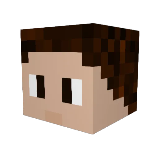 AlvaroGamer1509 Minecraft avatar head, 3D render