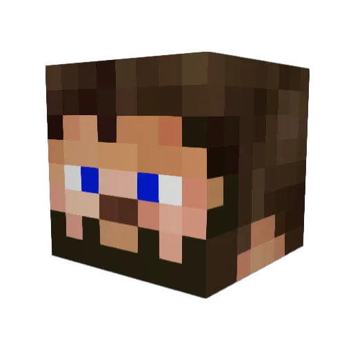 AlvaroJ1229 Minecraft avatar head, 3D render