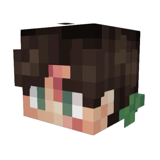 AlvaroL4squ4l3 Minecraft avatar head, 3D render