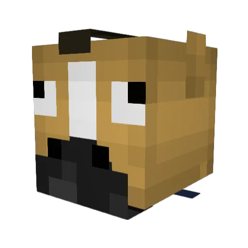 AlvaroZa Minecraft avatar head, 3D render