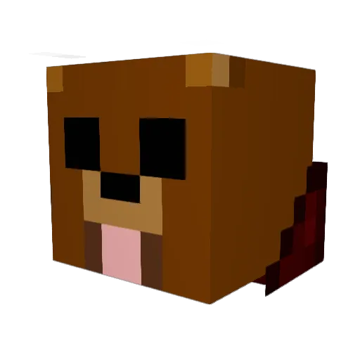Alvaroromero Minecraft avatar head, 3D render