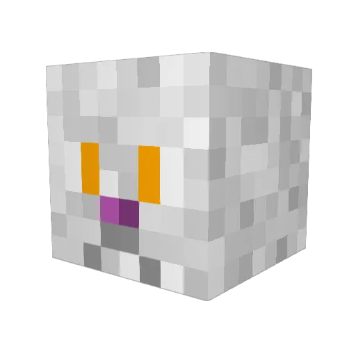 AlvaryShade Minecraft avatar head, 3D render