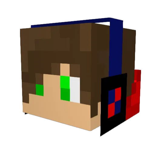AlvinH03 Minecraft avatar head, 3D render