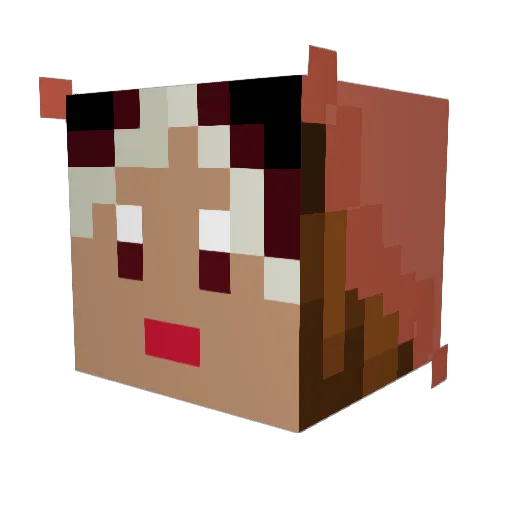 AlvinTheBeast13 Minecraft avatar head, 3D render